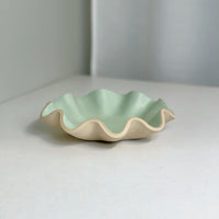 FLOUNCES bowl. sage.